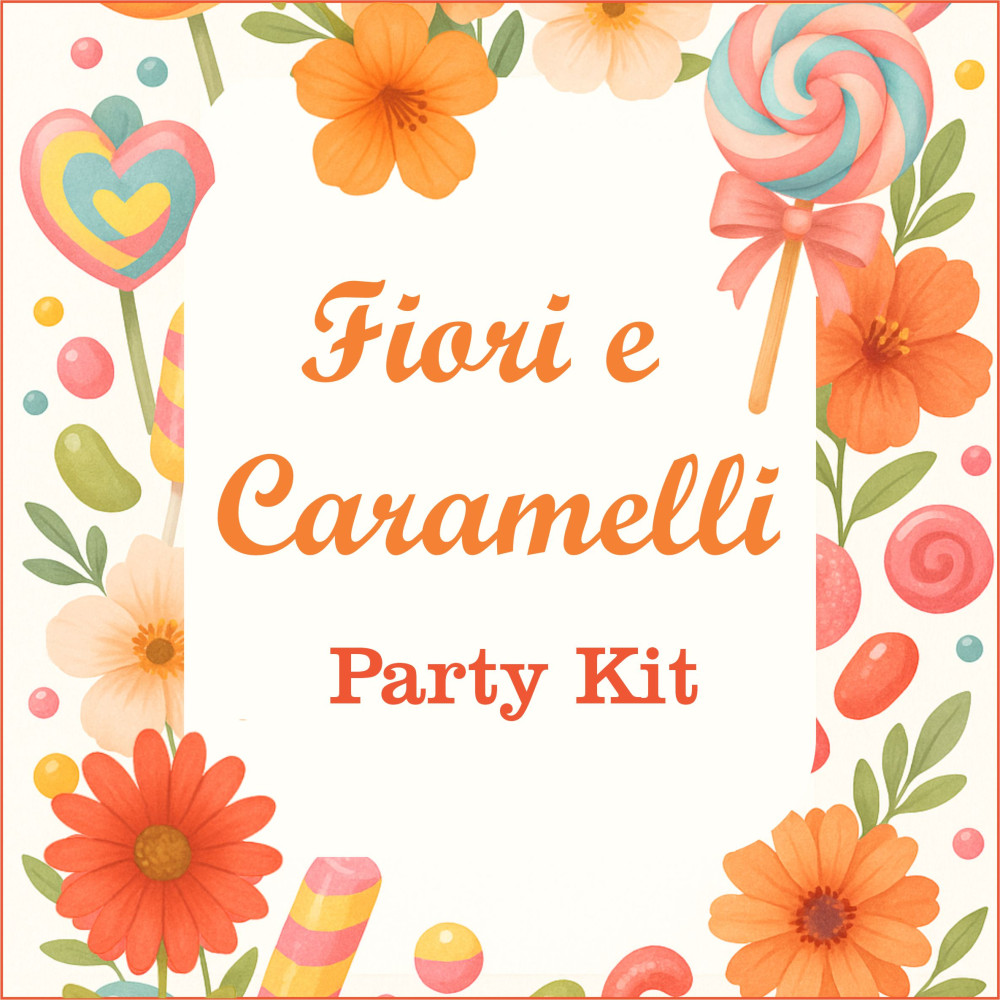 Un kit floreale e colorato per una festa piena di dolcezza e leggerezza.