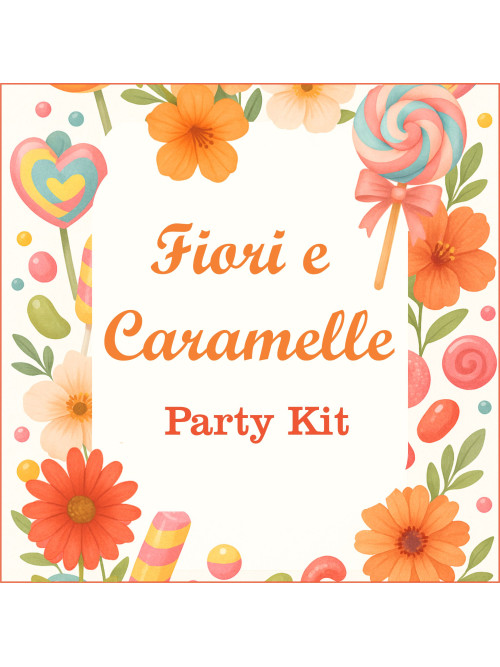Un kit floreale e colorato per una festa piena di dolcezza e leggerezza.