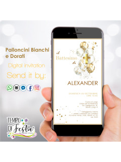 A modern and elegant invite, ready to share with a tap.