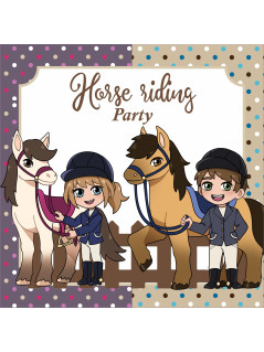 Un tema divertido y original para pequeños amantes de los caballos.