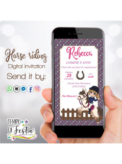 Una invitación divertida y personalizada, lista para compartir por WhatsApp.