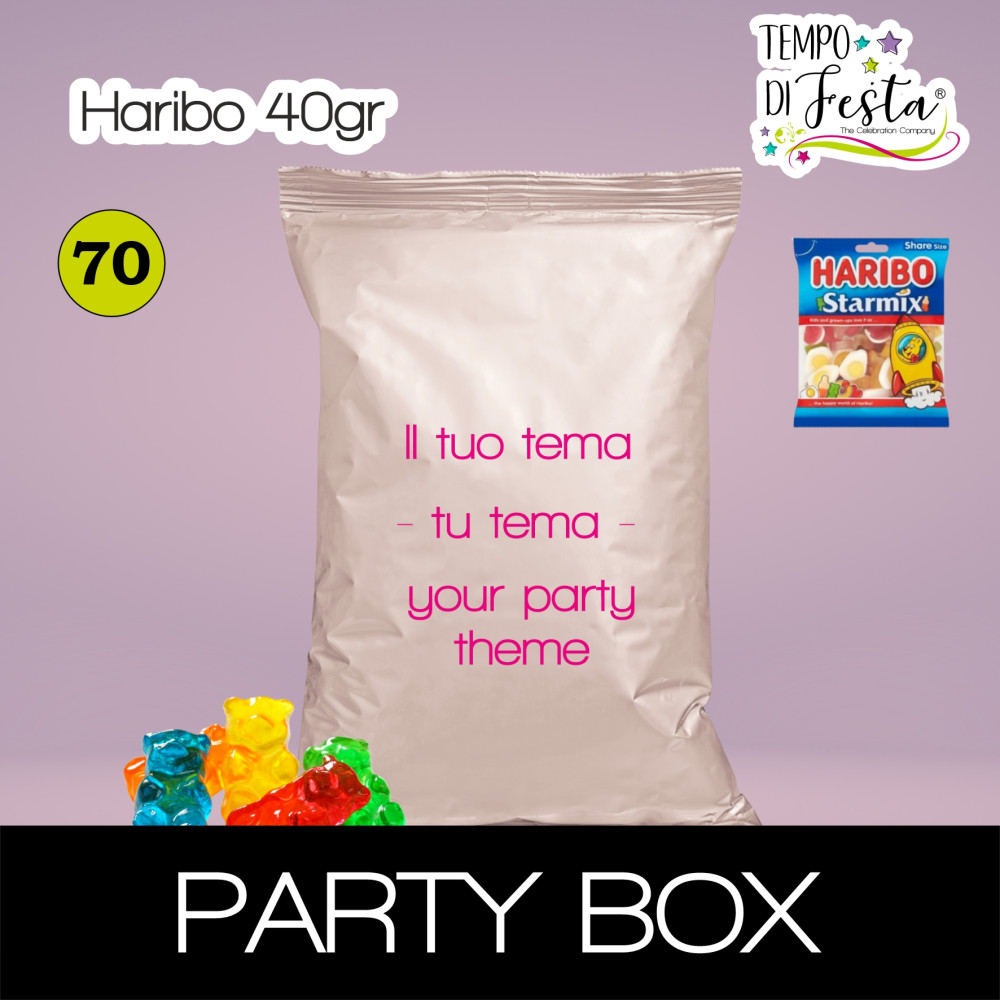 Haribo bustine da 40 gr personalizzate a tema