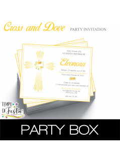 An elegant printed invitation designed to share your celebration with light and grace.