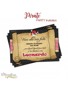 inviti di compleanno pirati