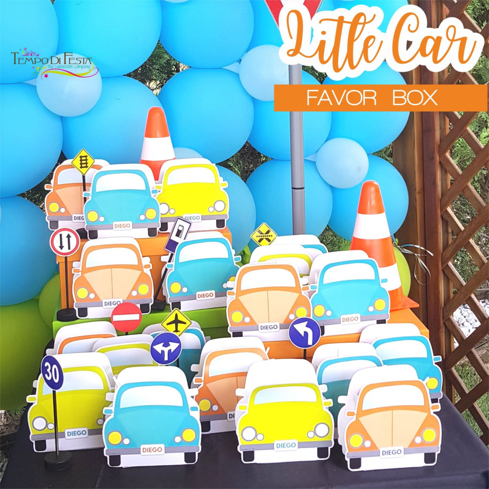 LITTLE CAR CUSTOMIZED FAVOR BOX