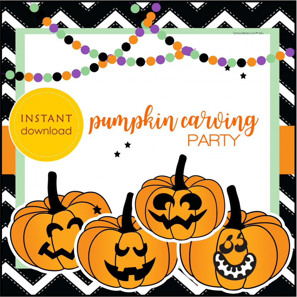 Pumpkin Carving digital party
