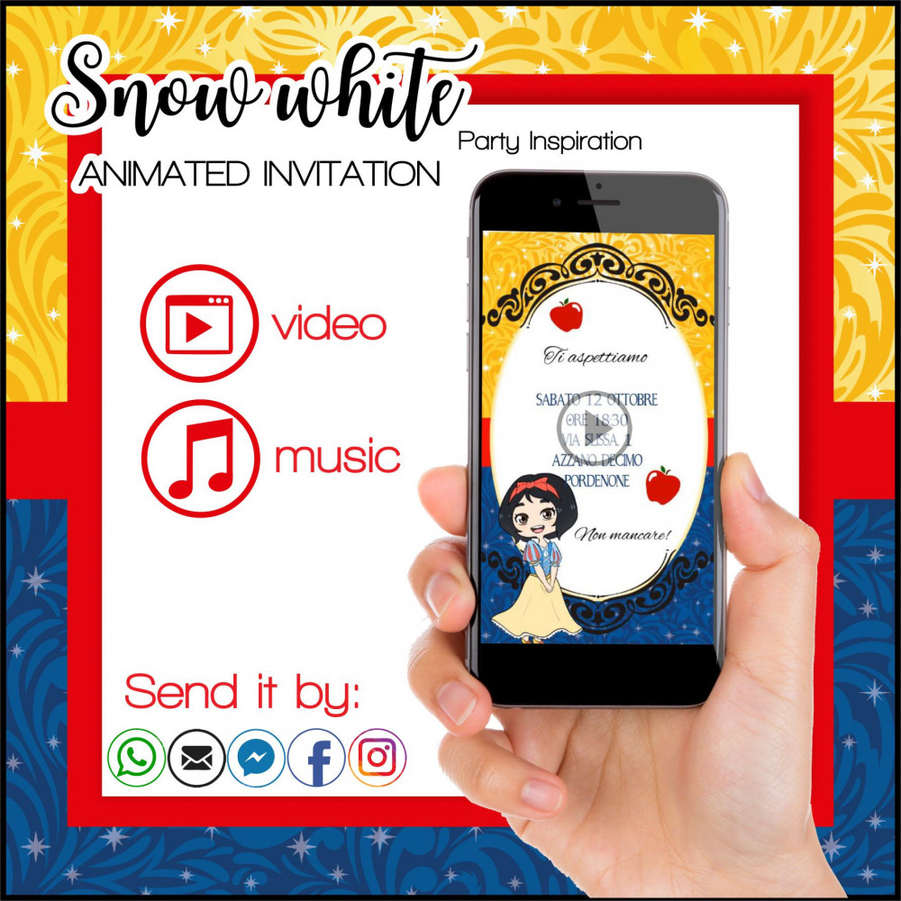 SNOW WHITE PARTY ANIMATED...