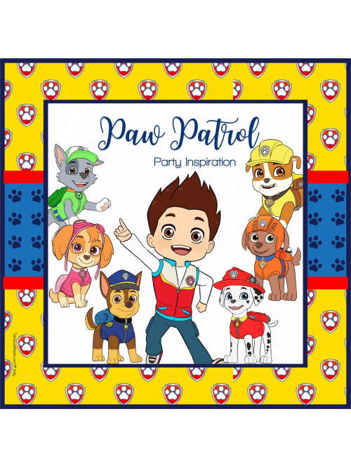 Festa Personalizzata a tema Paw Patrol squadra dei cuccioli Party Box