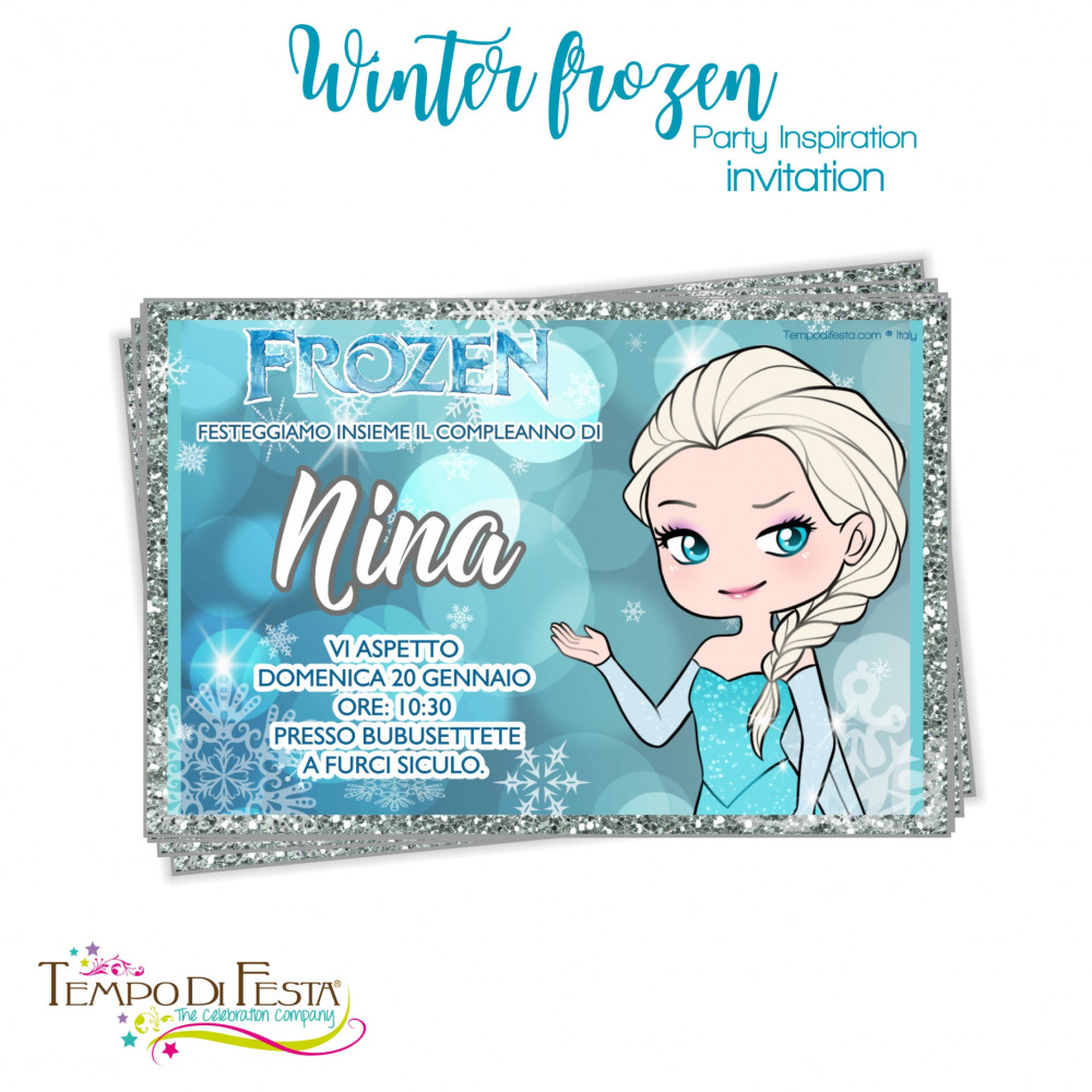 inviti di compleanno di elsa di frozen inviti di compleanno di elsa di frozen