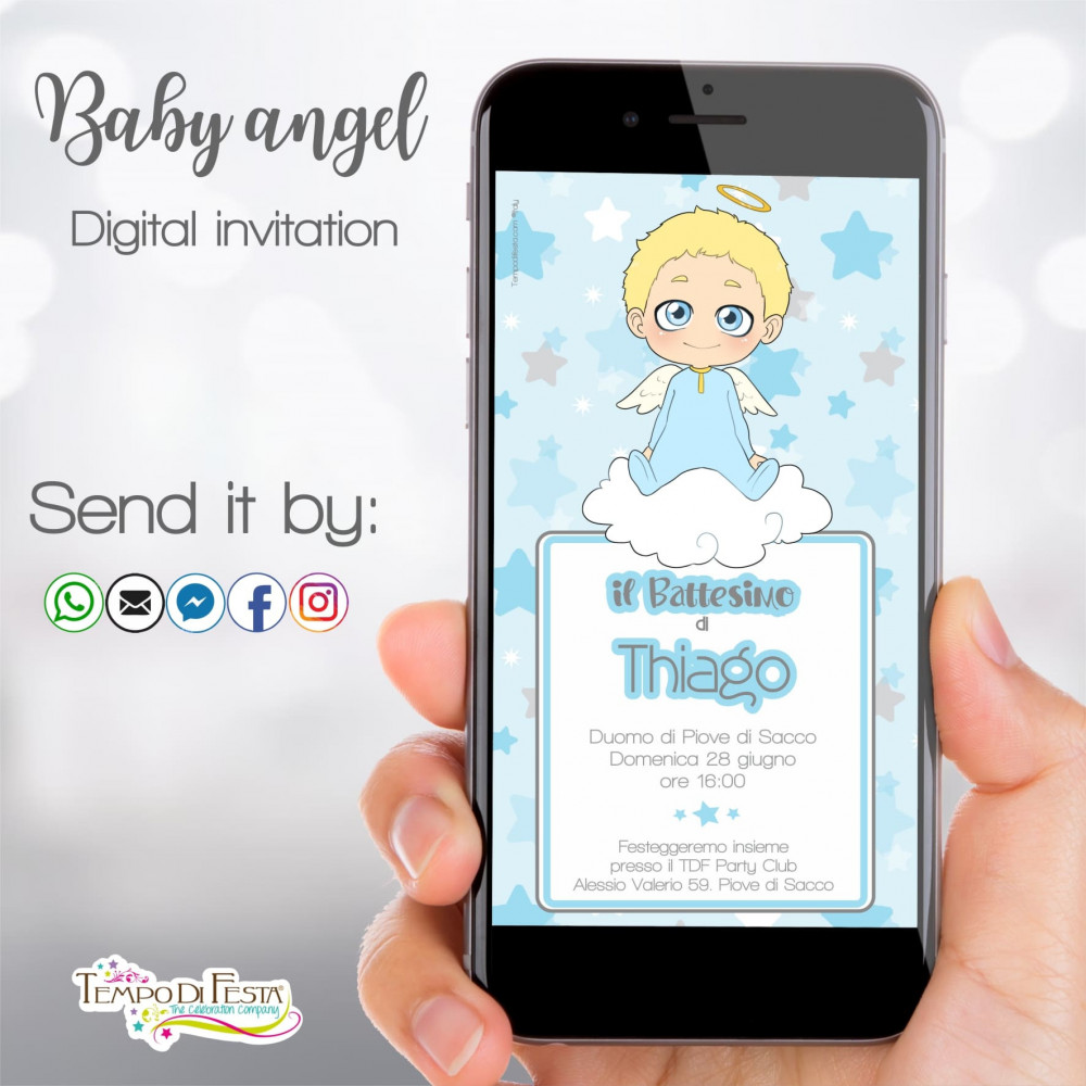BABY ANGEL INVITACIÓN...
