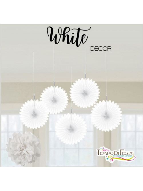 White decoration for the party