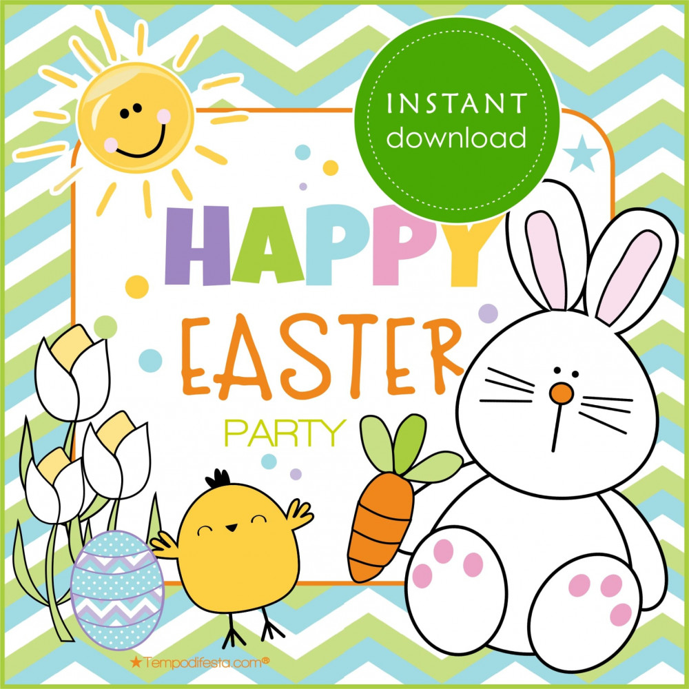 Happy Easter digital party