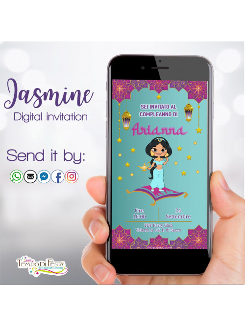 Jasmine invito digitale whatsapp