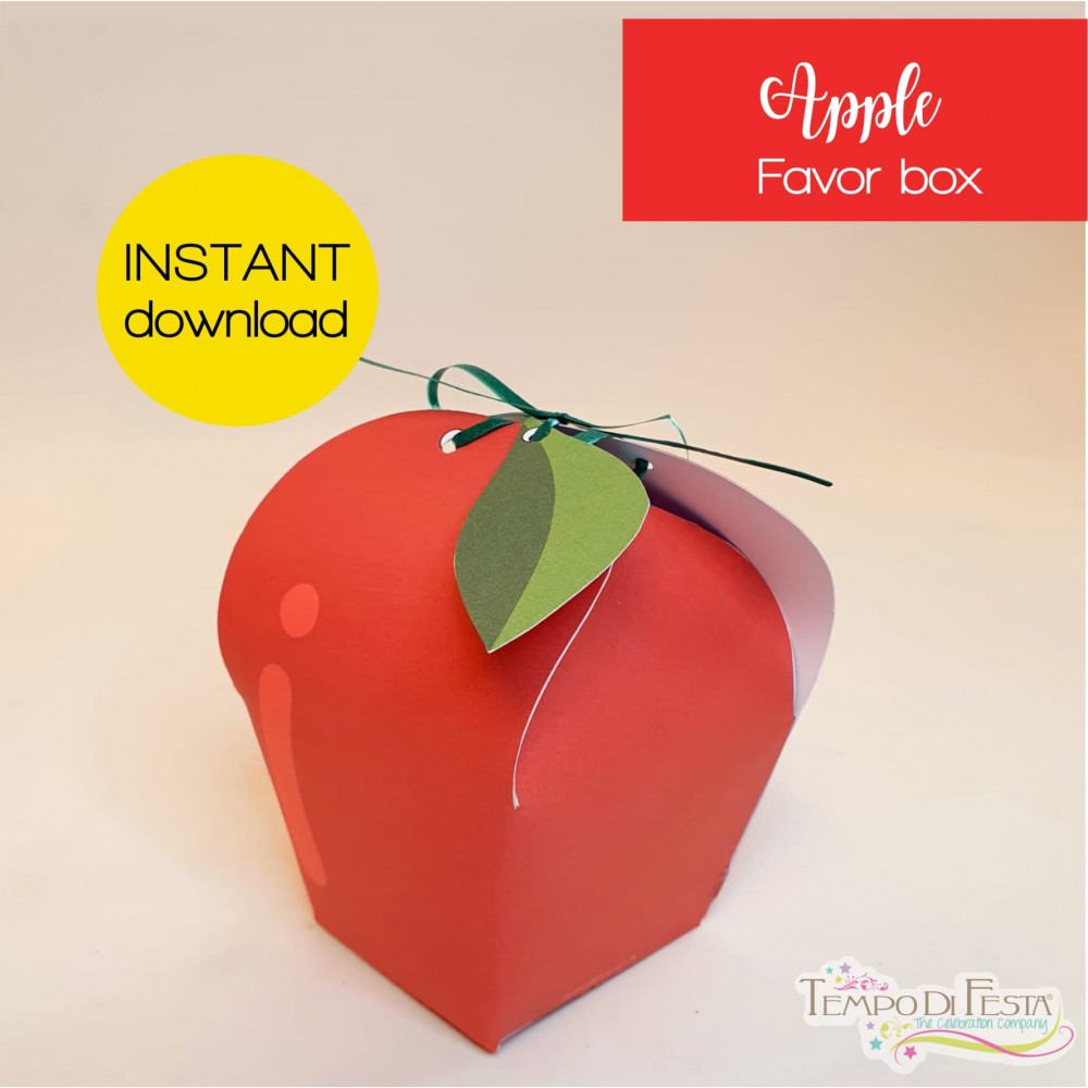 apple favor box