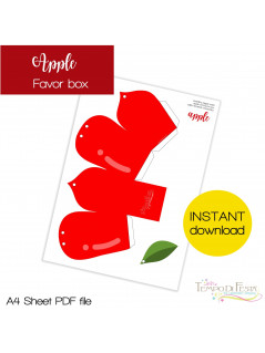 apple favor box