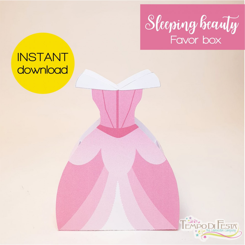 Sleeping beauty favor box