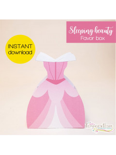 Sleeping beauty favor box