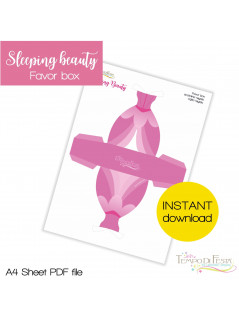 Sleeping beauty favor box