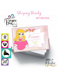 Invitations inspired in princess Aurora