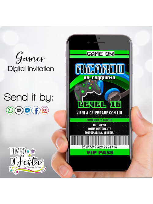 Gamer Digital invitation WHATSAPP