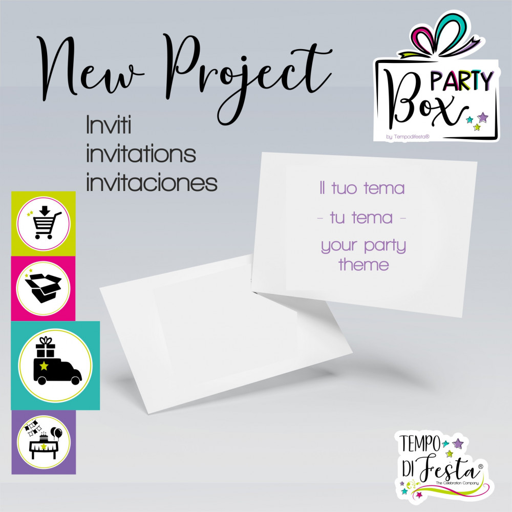 Invitaciones Party Box...