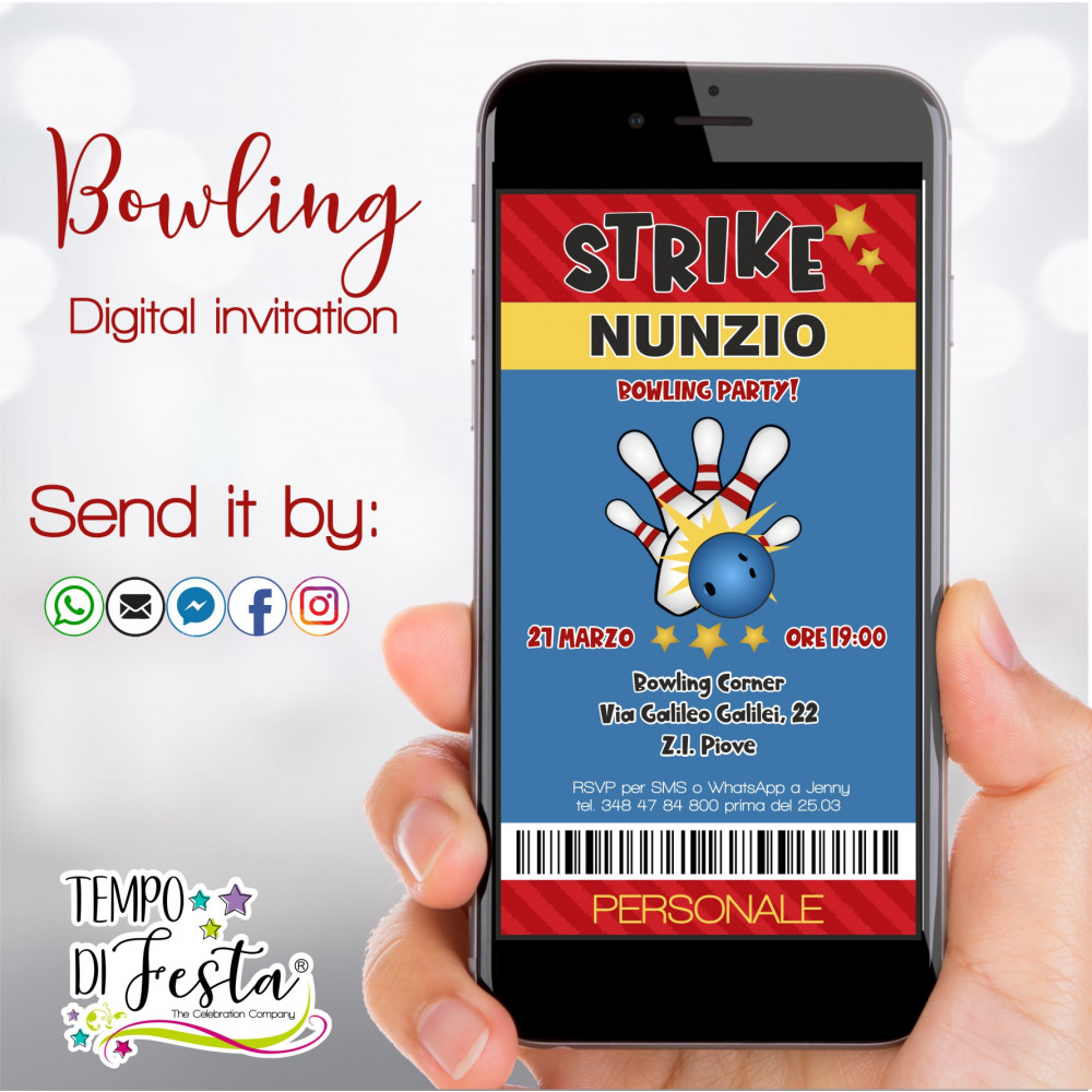 Bowling Digital invitation...