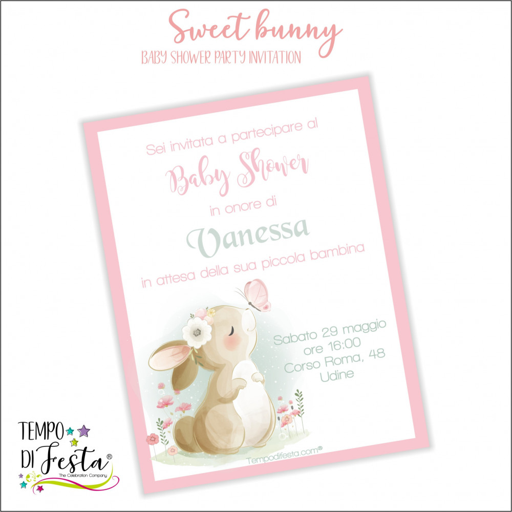 Sweet bunny themed...