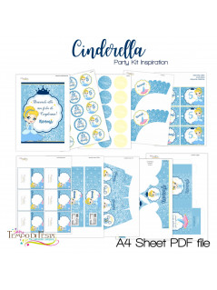 Kit de fiesta inspirado a Cenicienta