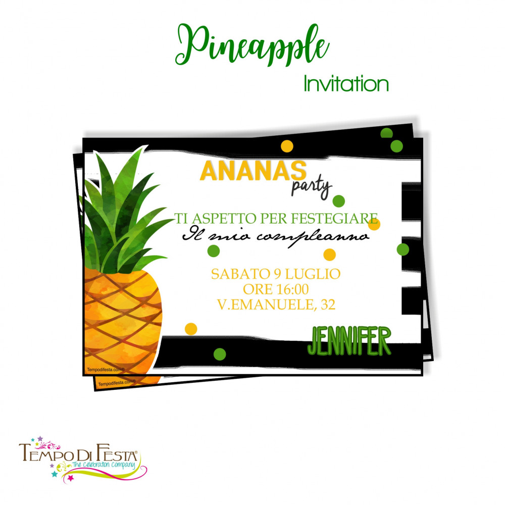 inviti a tema ananas inviti a tema ananas
