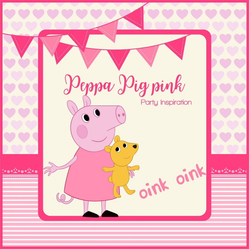 Peppa Pig rosa party kit...