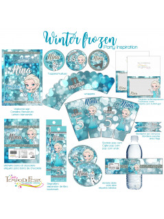 festa di compleanno di Elsa di Frozen