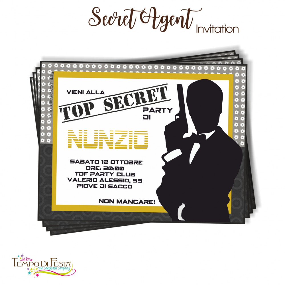 AGENTE SEGRETO INVITI AGENTE SEGRETO INVITI