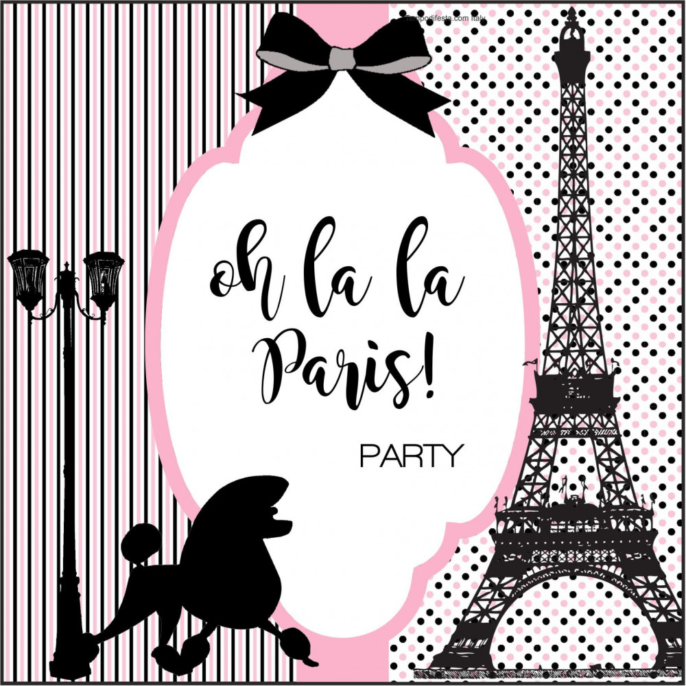 Parigi party kit digitale