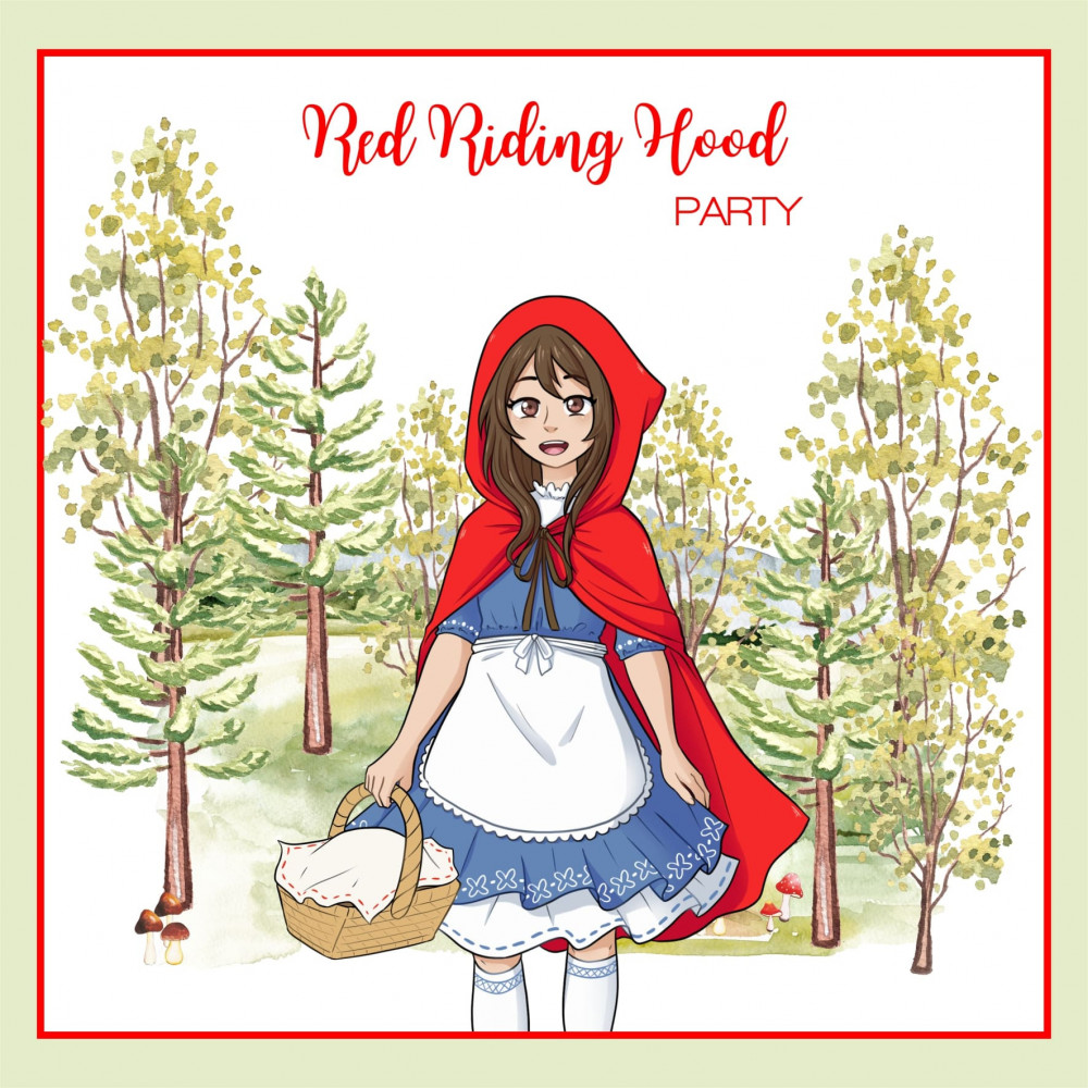Red Riding Hood digital party