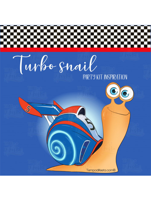 Turbo Snail inspired Party kit
