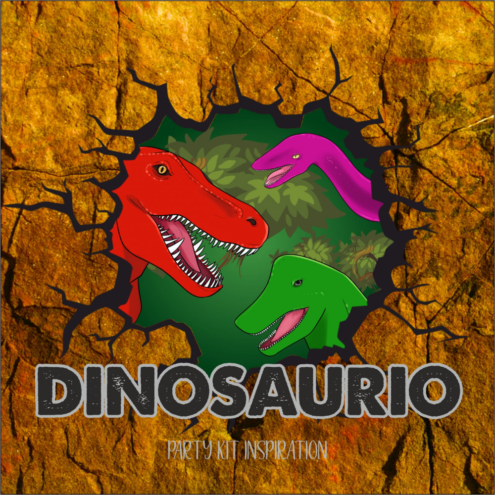 Dinosauro party kit digitale