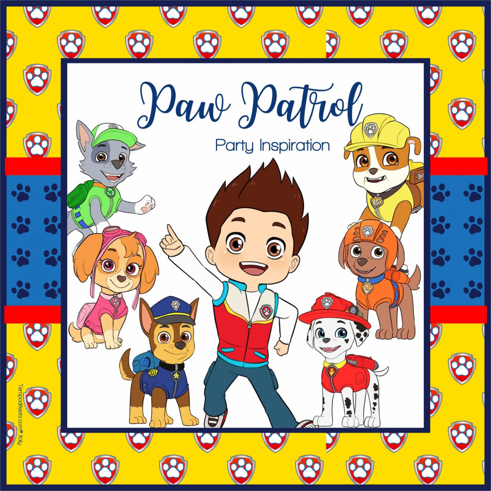 Paw Patrol digital party