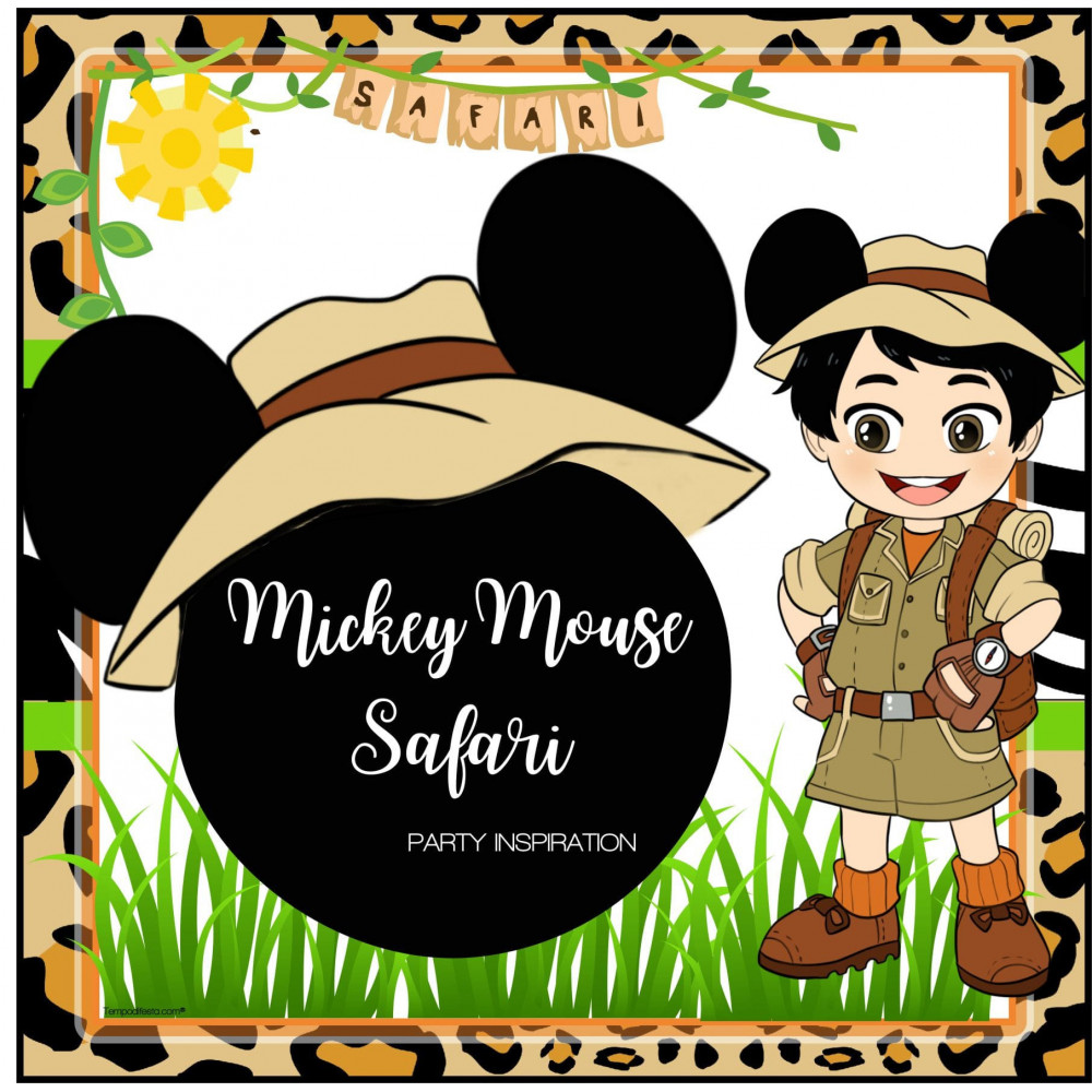 Topolino Safari party kit...