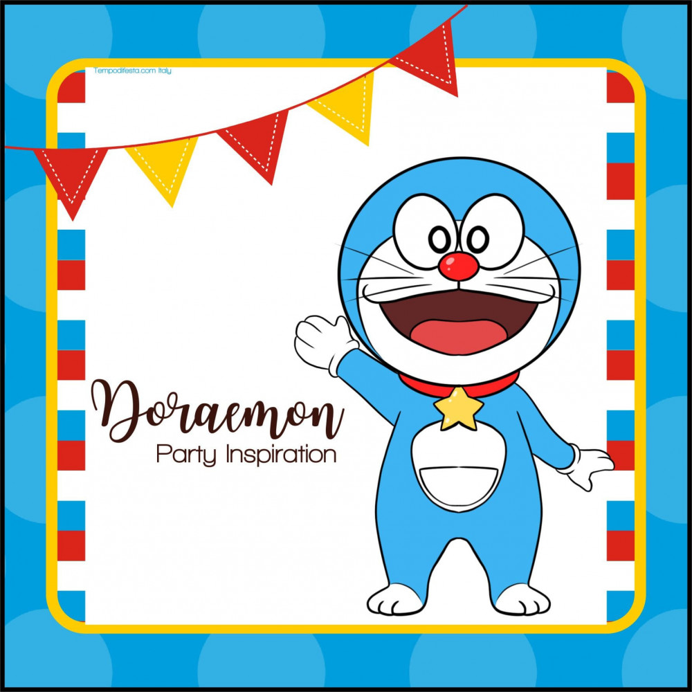 Doraemon Y Amigos - Plantillas Gratuitas De Invitación De Cumpleaños Para  Niños