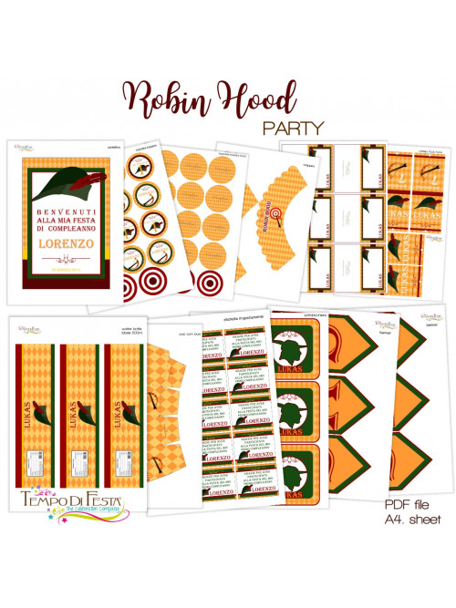 robin hood party printable