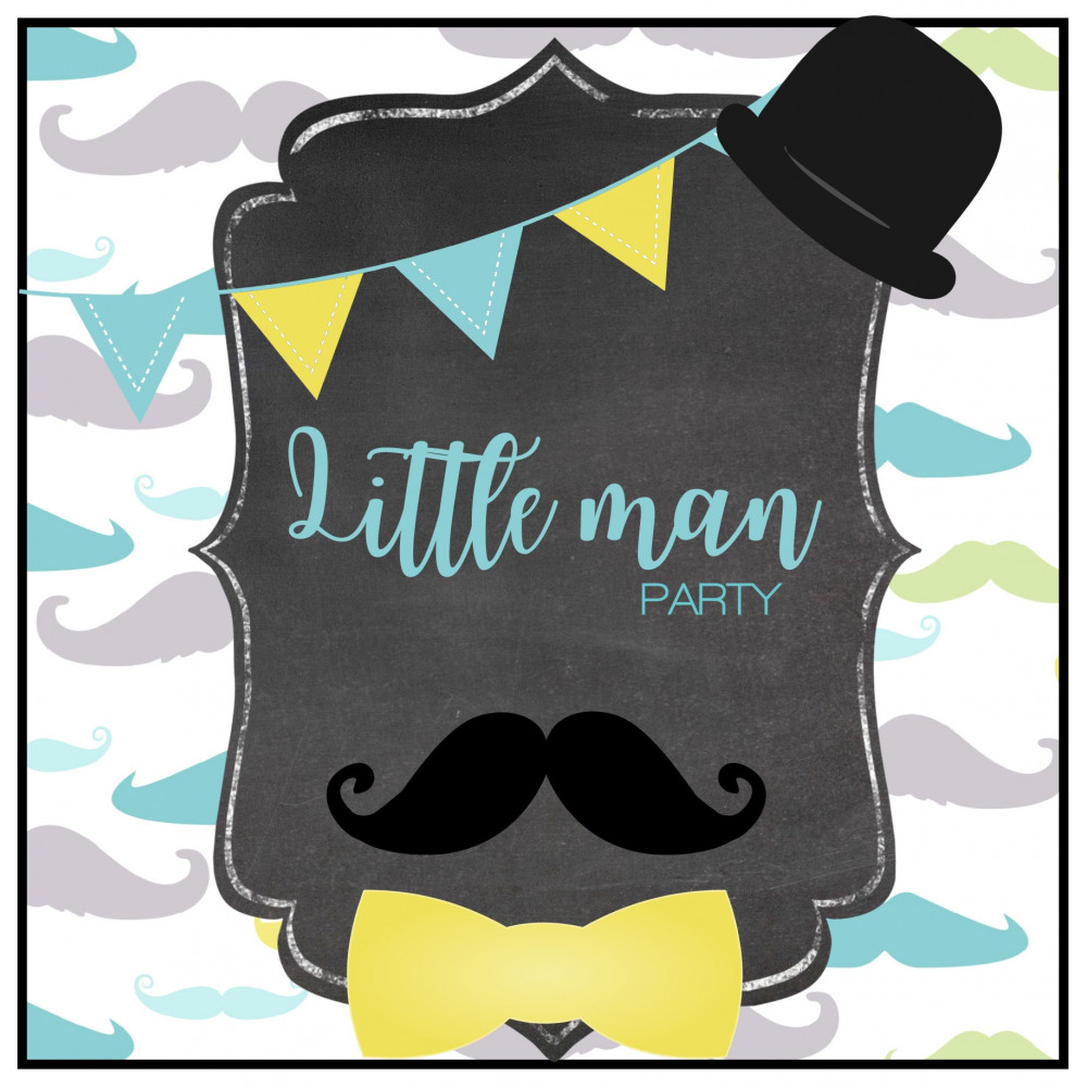 LITTLE MAN PARTY THEME