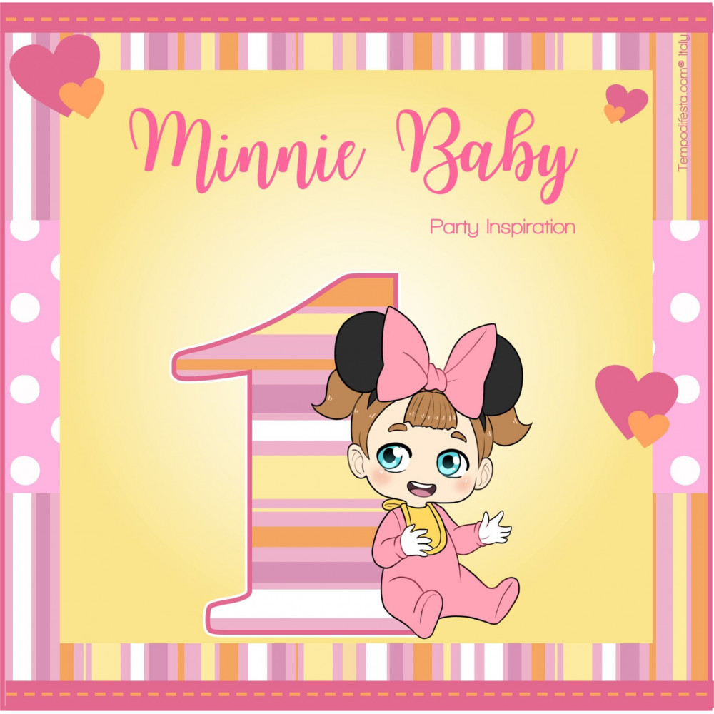 Minnie baby party kit digitale