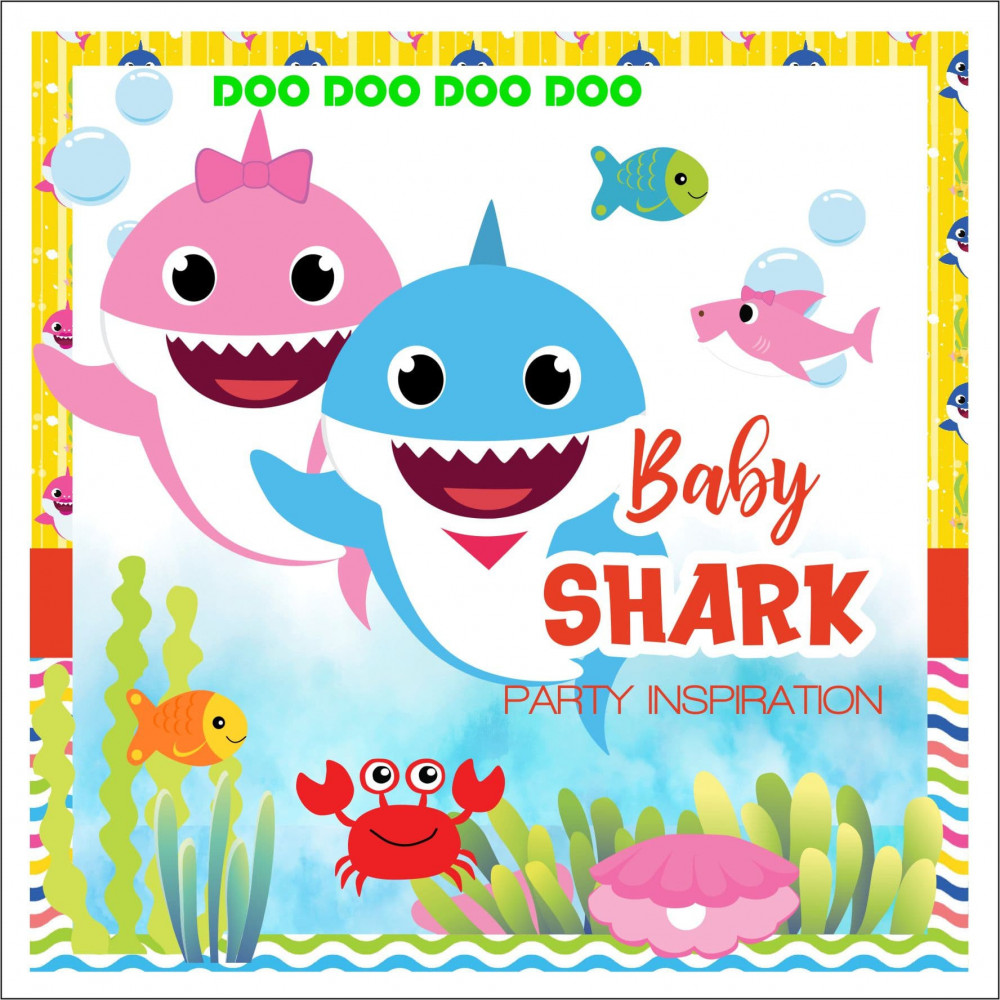 baby shark festa a tema personalizzata