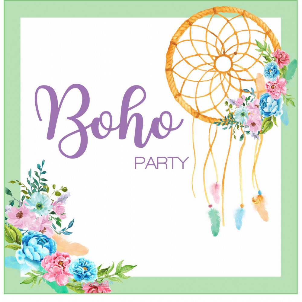 Boho digital party