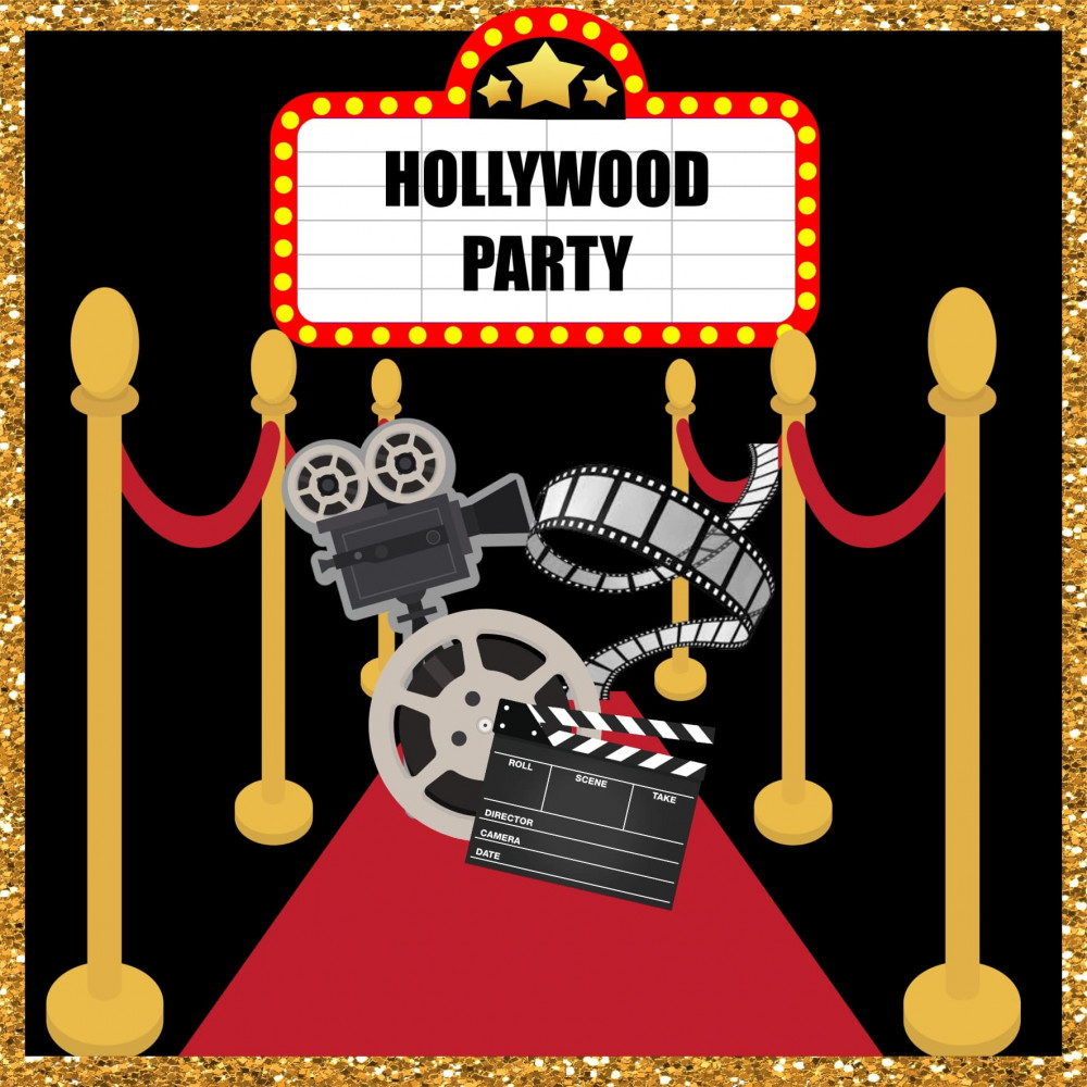 HOLLYWOOD party kit digitale