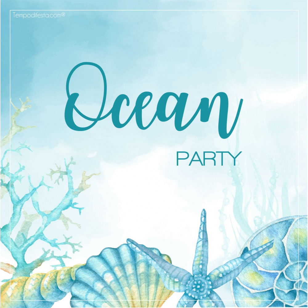 Oceano kit de fiesta digital