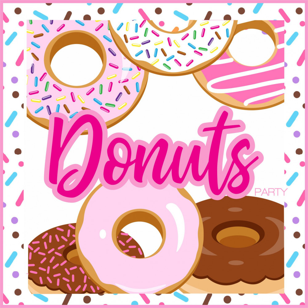 DONUTS PARTY PRINTABLE DONUTS PARTY PRINTABLE