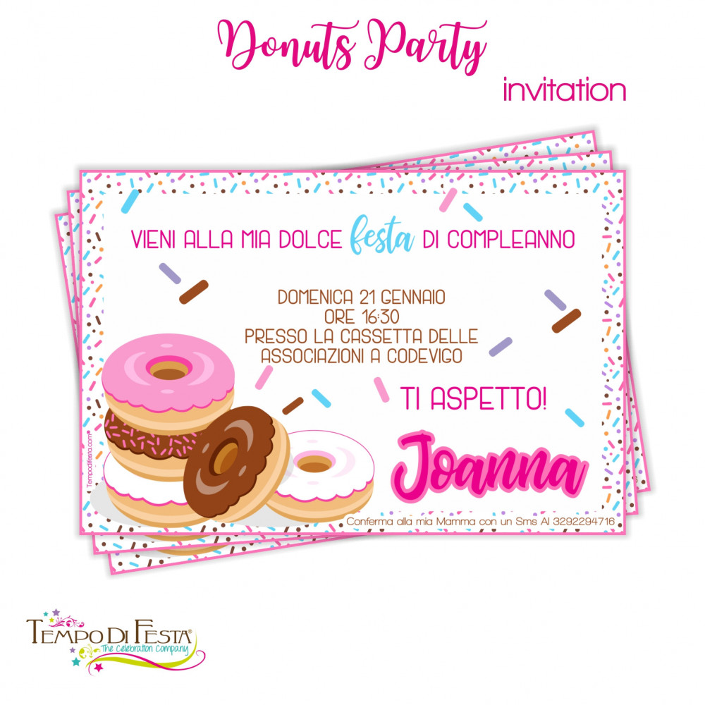 DONUTS CUSTOMIZED PARTY...