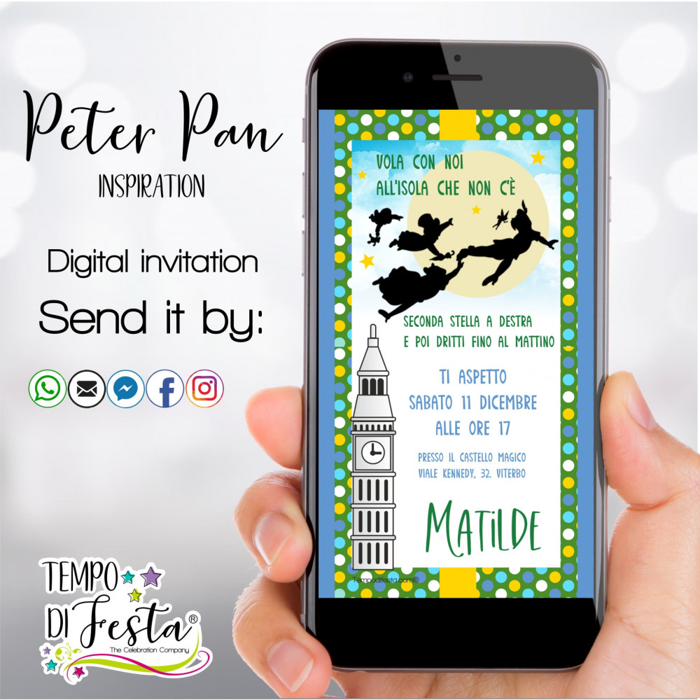 Peter Pan inviti digitali...
