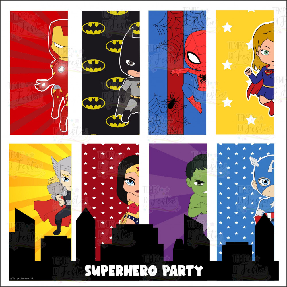Chiamata Supereroi Party Kit